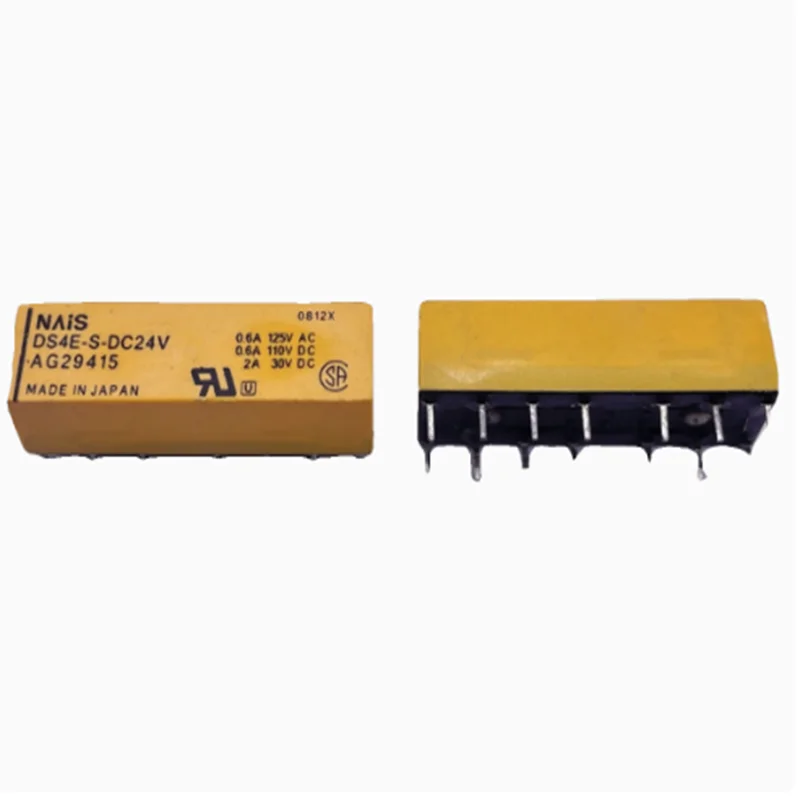 1pcs-5pcs DS4E-S-DC24V DIP14 Low Signal Relay 2A 24VDC  signal DC electromagnetic relay four open and four closed New Original