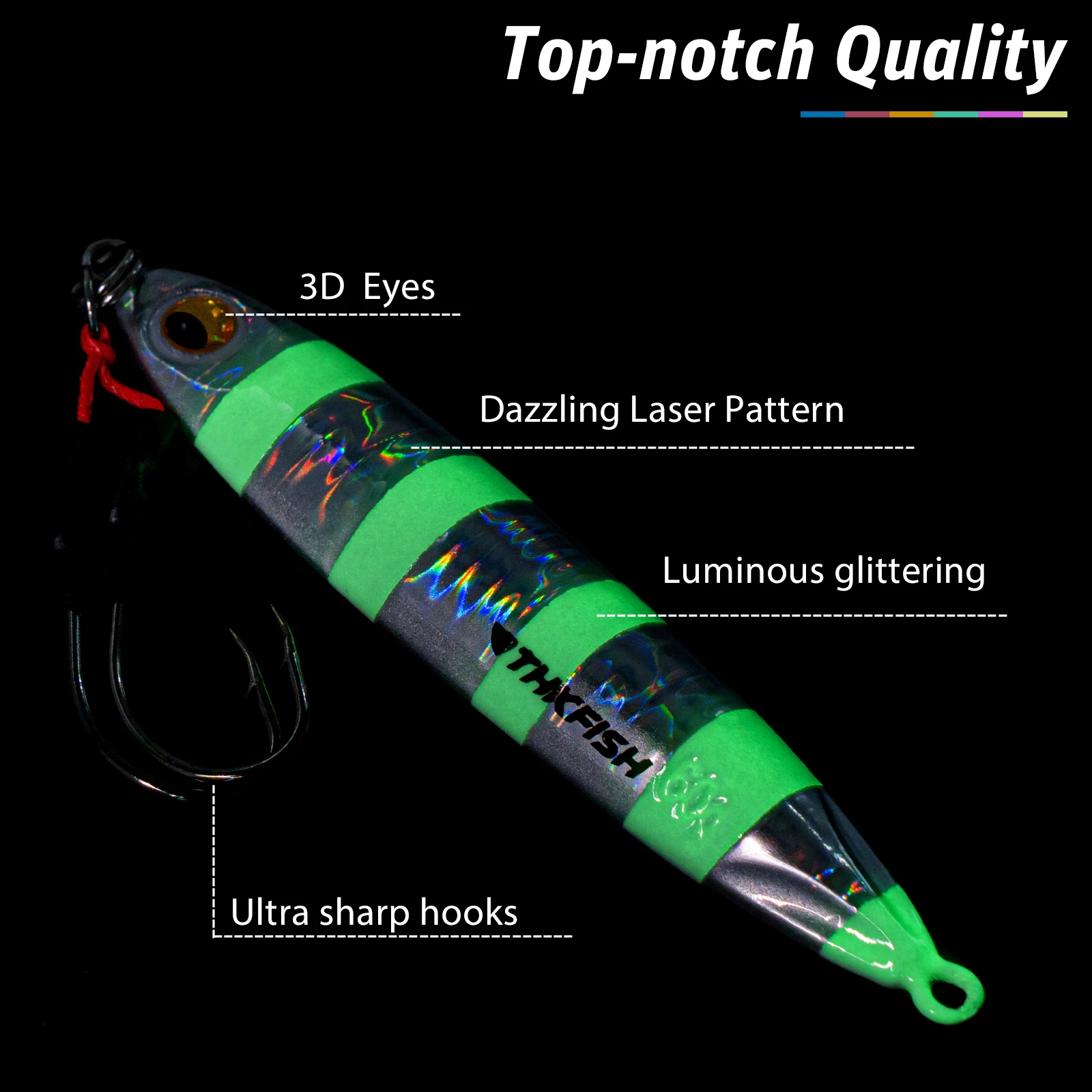 THKFISH señuelos de cuchara para jigging lento en agua salada atún - imagen 2