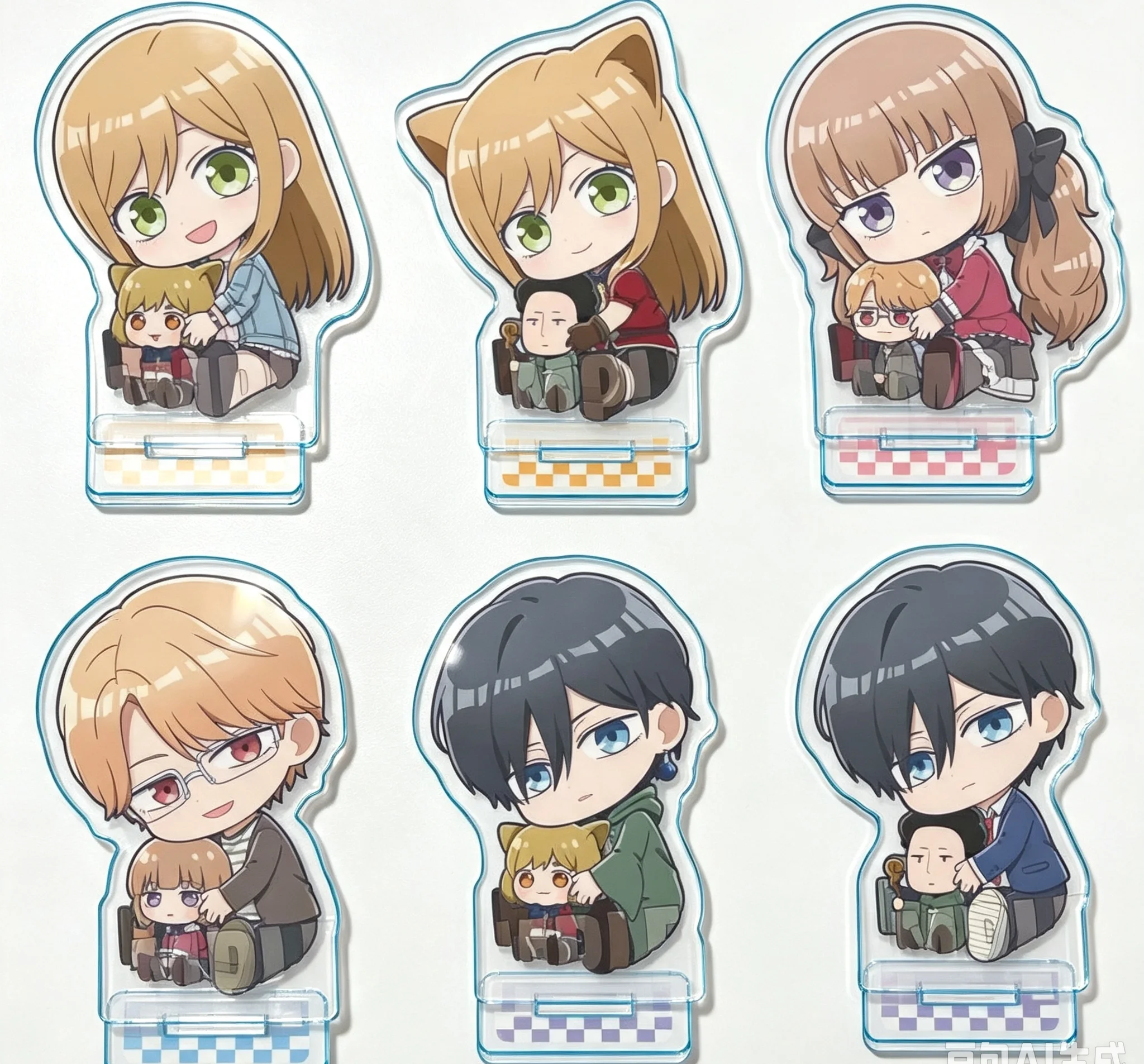 10cm Anime My Love Story with Yamada-kun at Lv999 Acrylic Stand Figure Desk Decorations Animation Peripheral Fans Gift Keychains