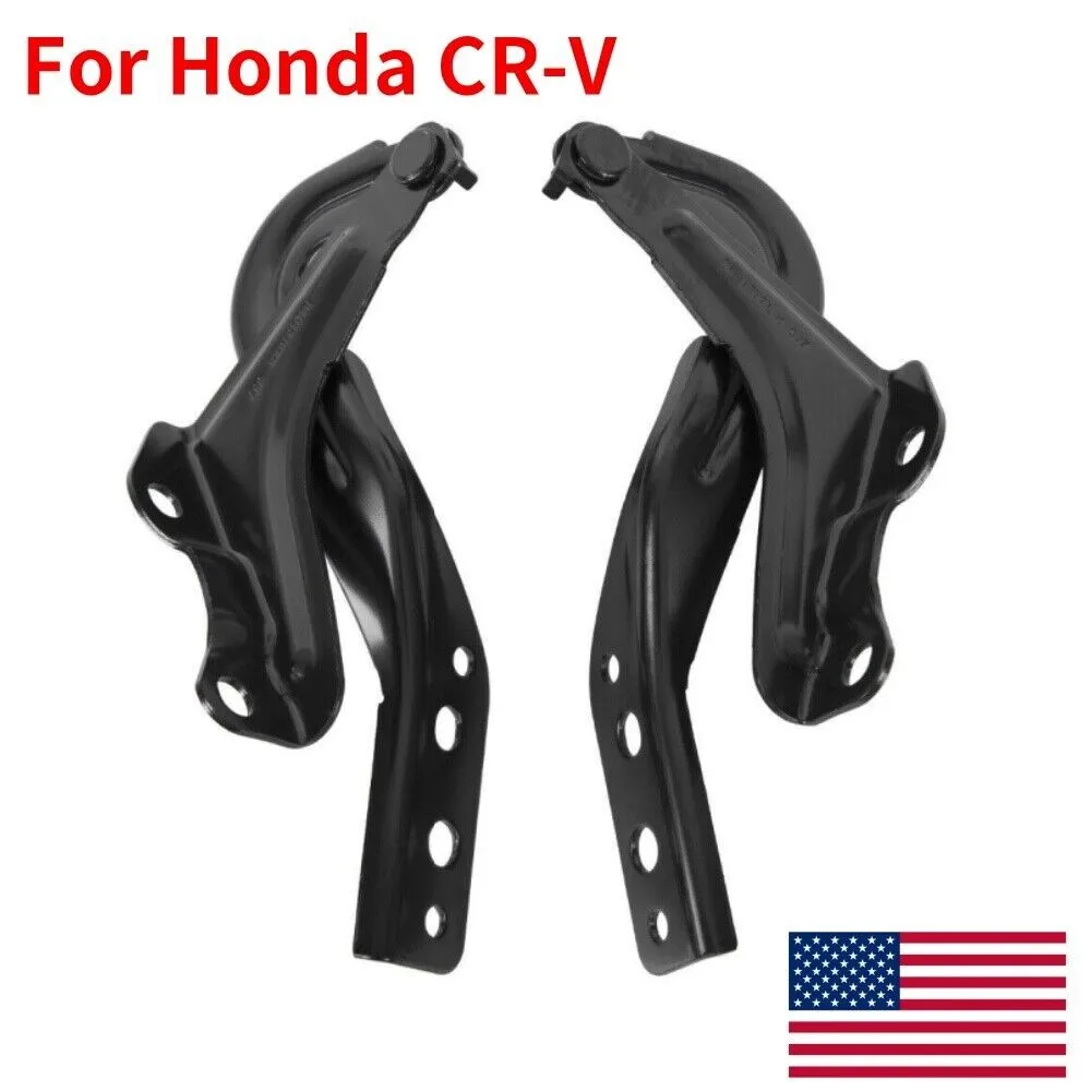 1 Pair Hood Hinges Set Driver & Passenger Side Left Right Fit for Honda CR-V 405288016016