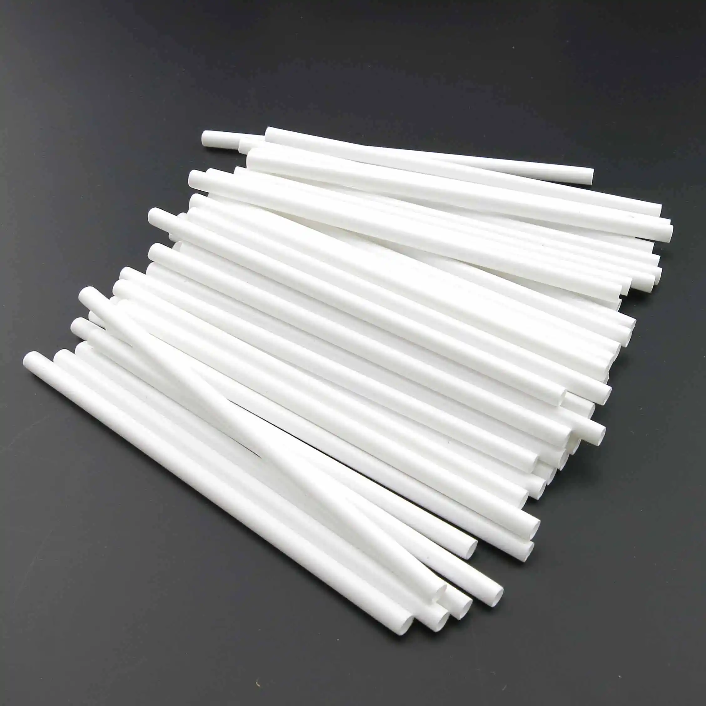 Tube PP rond creux blanc, ID 2.5mm OD 4.1mm 110mm de longueur, Tube en plastique, accessoires de modèle faits à la main, bricolage, 10 à 200 pièces