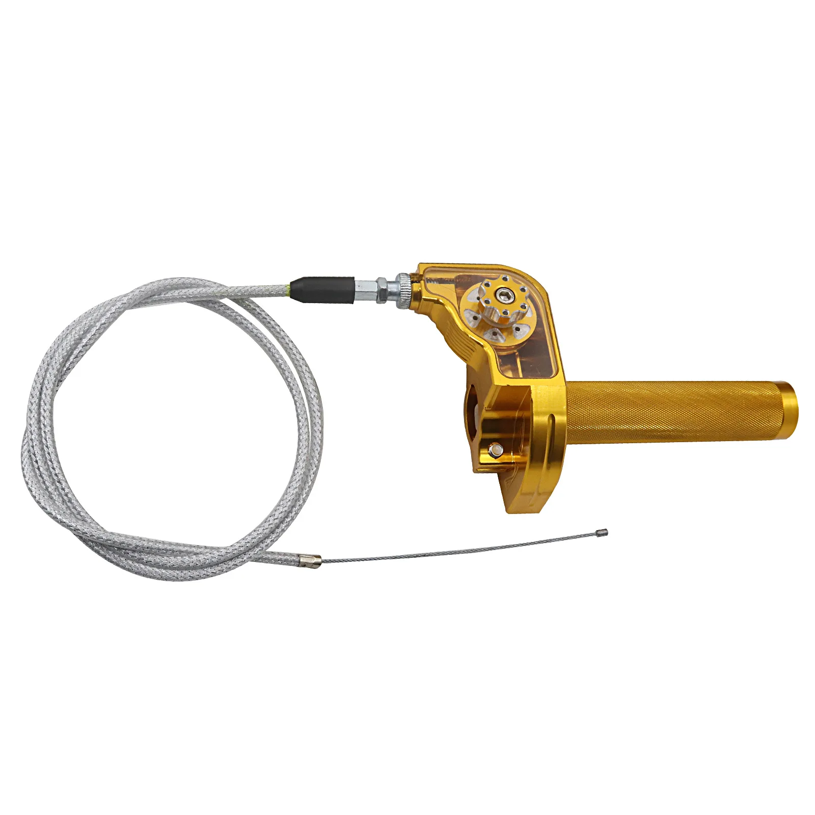 

Модифицированная ручка газа CNC для внедорожных мотоциклов, большая поворотная ручка подачи топлива, алюминиевый сплав, с функцией подачи масла