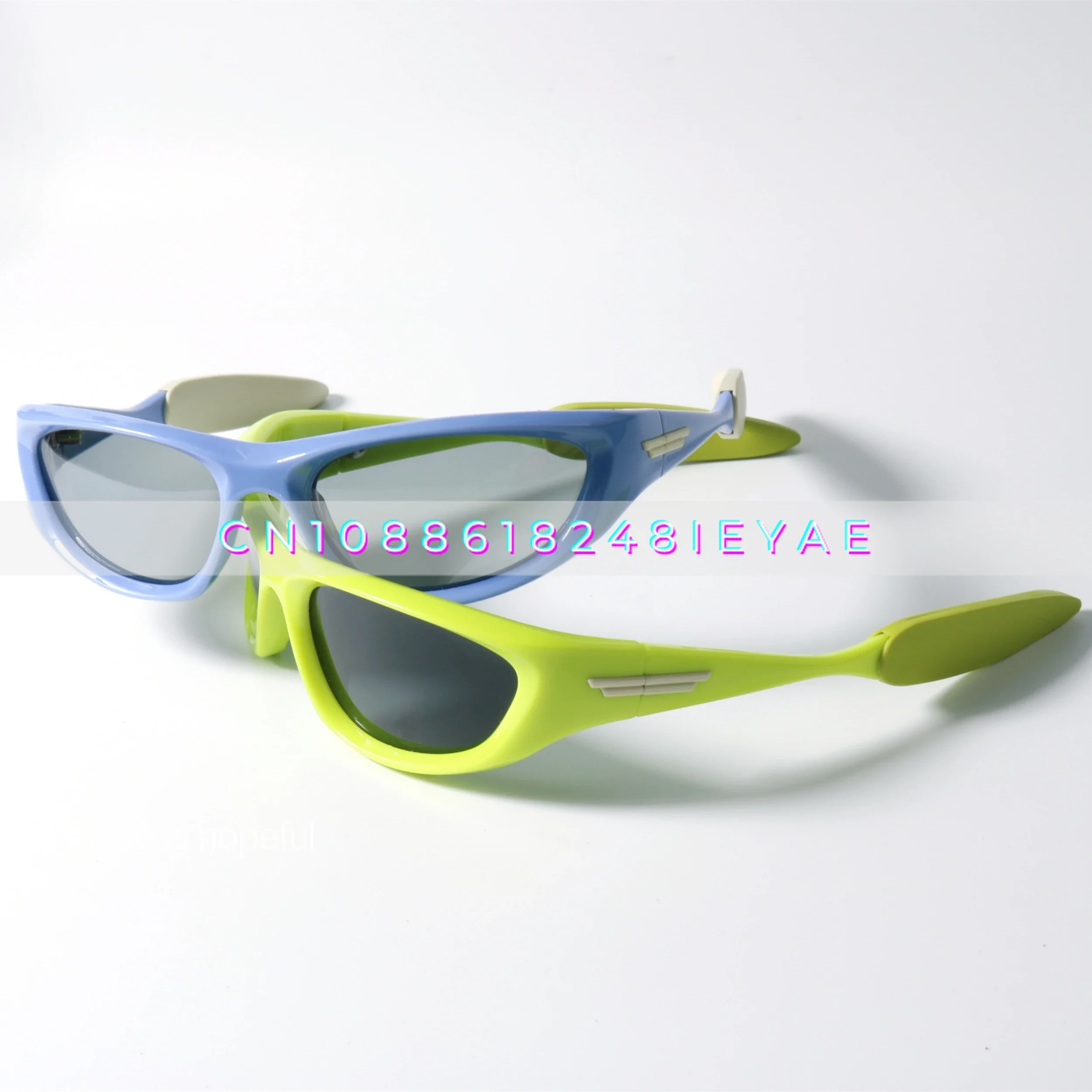 Avocado Niche Polarized Riding Sunglasses UV400 UV Protection Surround Design Macaron Sunglasses