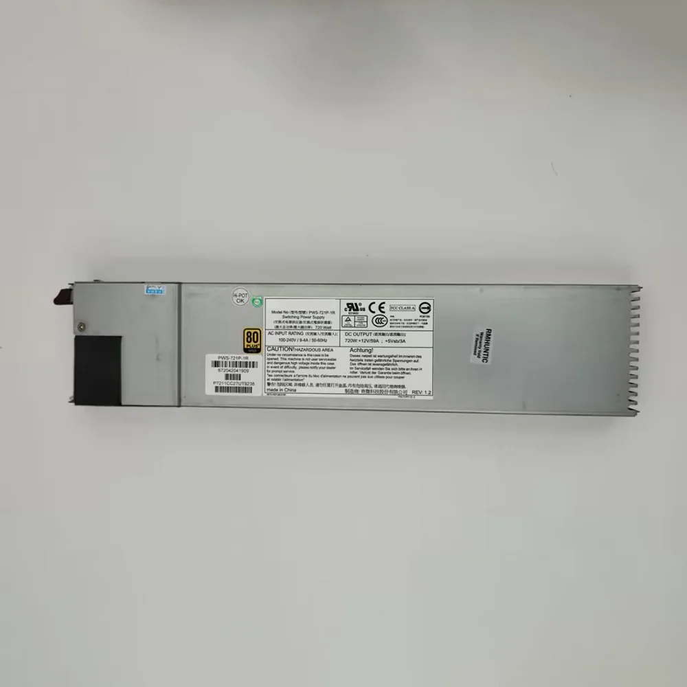 Für Supermicro 720W Server Redundantes Netzteil PWS-721P-1R