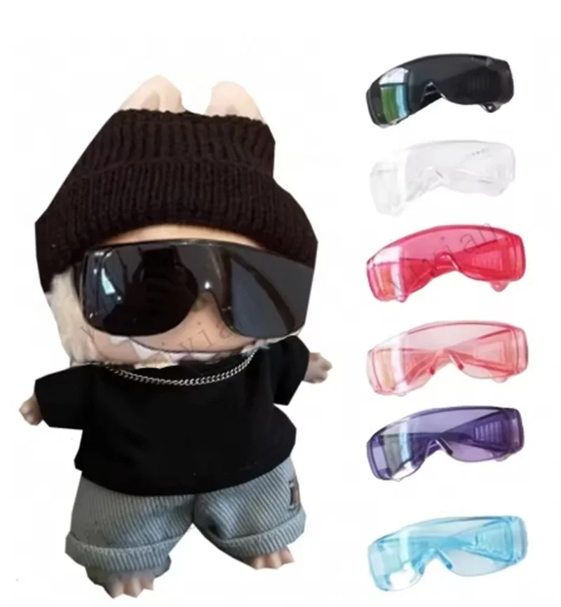 

Кукольные очки, аксессуары для одежды для 10 см, 20 см, Ropa Idol, хлопковая кукла, красочные очки, лыжные очки, одежда, подарок