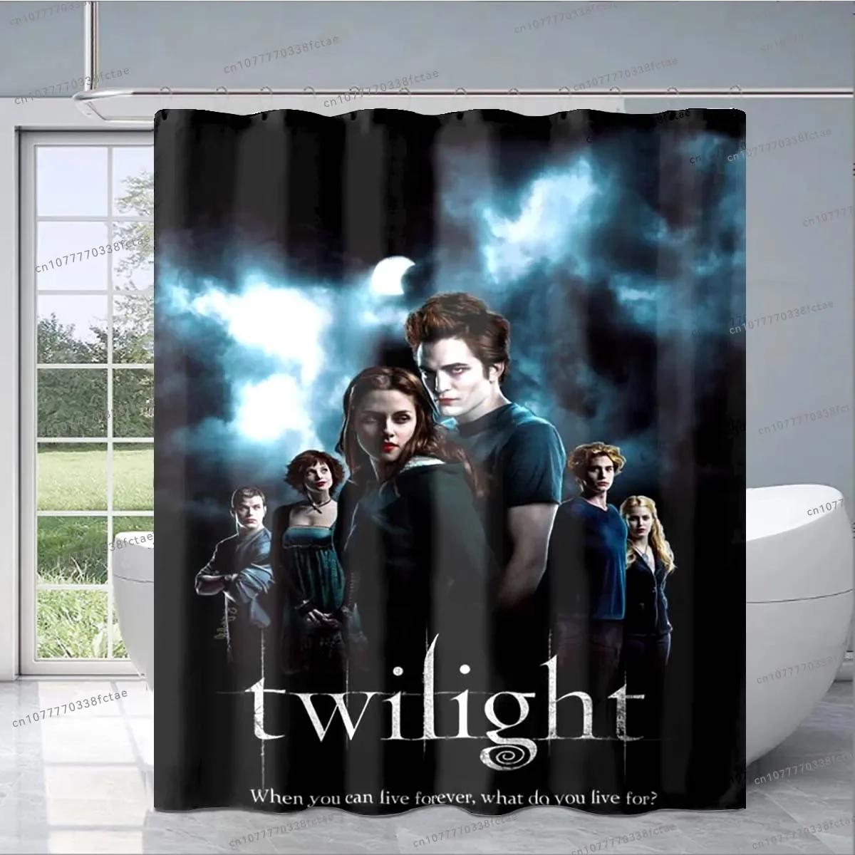 The Twilight Saga Retro Movie Rideau de douche, Design, Collage, Motif, Adulte, HODecoration