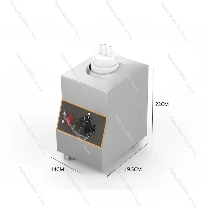 Anti Corrosion Commercial Sauce Bottle Warmer Electric Hot Cheese Chocolate Soy Sauce Heater Stainless Steel Topping Dispenser