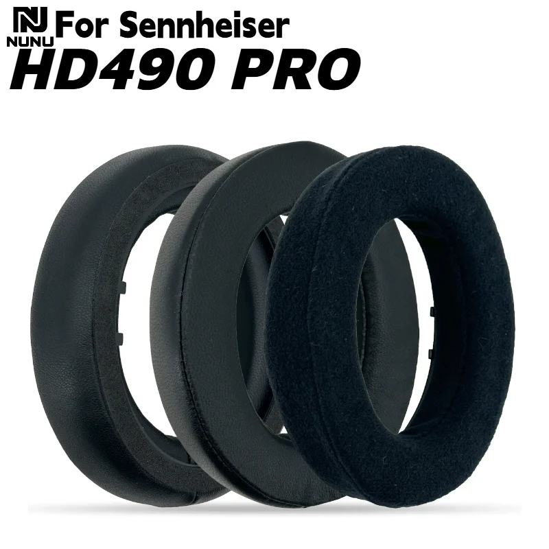

NUNU Replacement lambskin /velvet Ear Pads Cushions Earmuffs Repair Parts For Sennheiser HD490 PRO / HD490 PRO Plus Headset