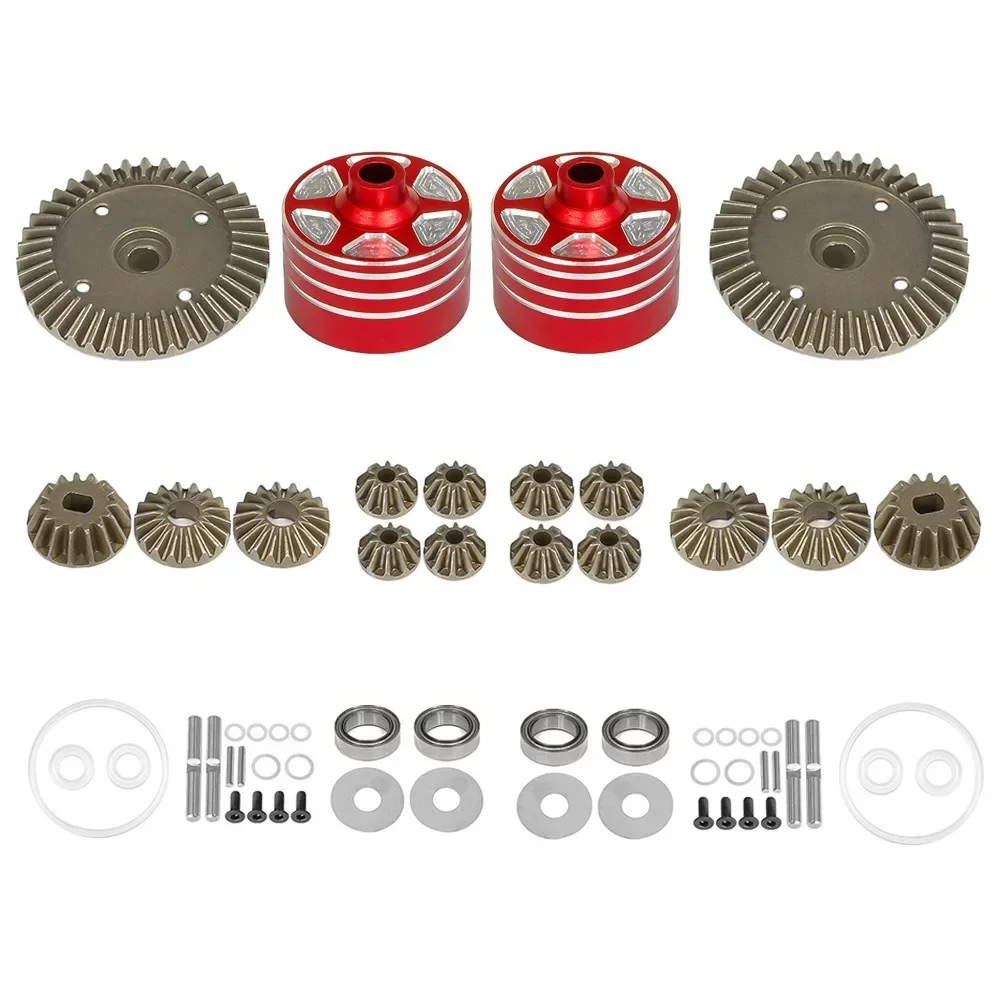 

Metal Differential Case and Gear Set for Tamiya XV-02/MB-01/XM-01 1/10 RC Car Upgrade Parts Accessories