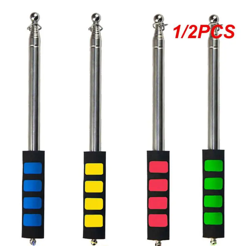 1/2PCS Multi-functional Telescopic Self Defense Hammers Empty Drum Hammer Room Test Rod Inspection Room Tools Metel Test Hand