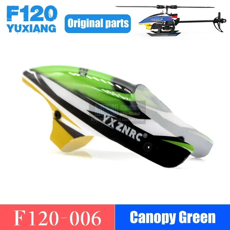 YUXIANG F120 RC Parti dell'elicottero Telaio Motore ESC Caricatore Lama di coda Baldacchino Servomotore Elica Ricevitore Albero di collegamento