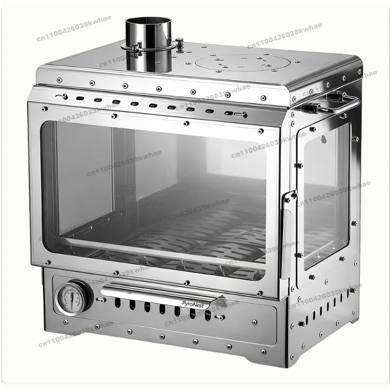 For Stainless Steel Smokeless Fireplace Multifunctional Tent Firewood Fireplace Outdoor Camping