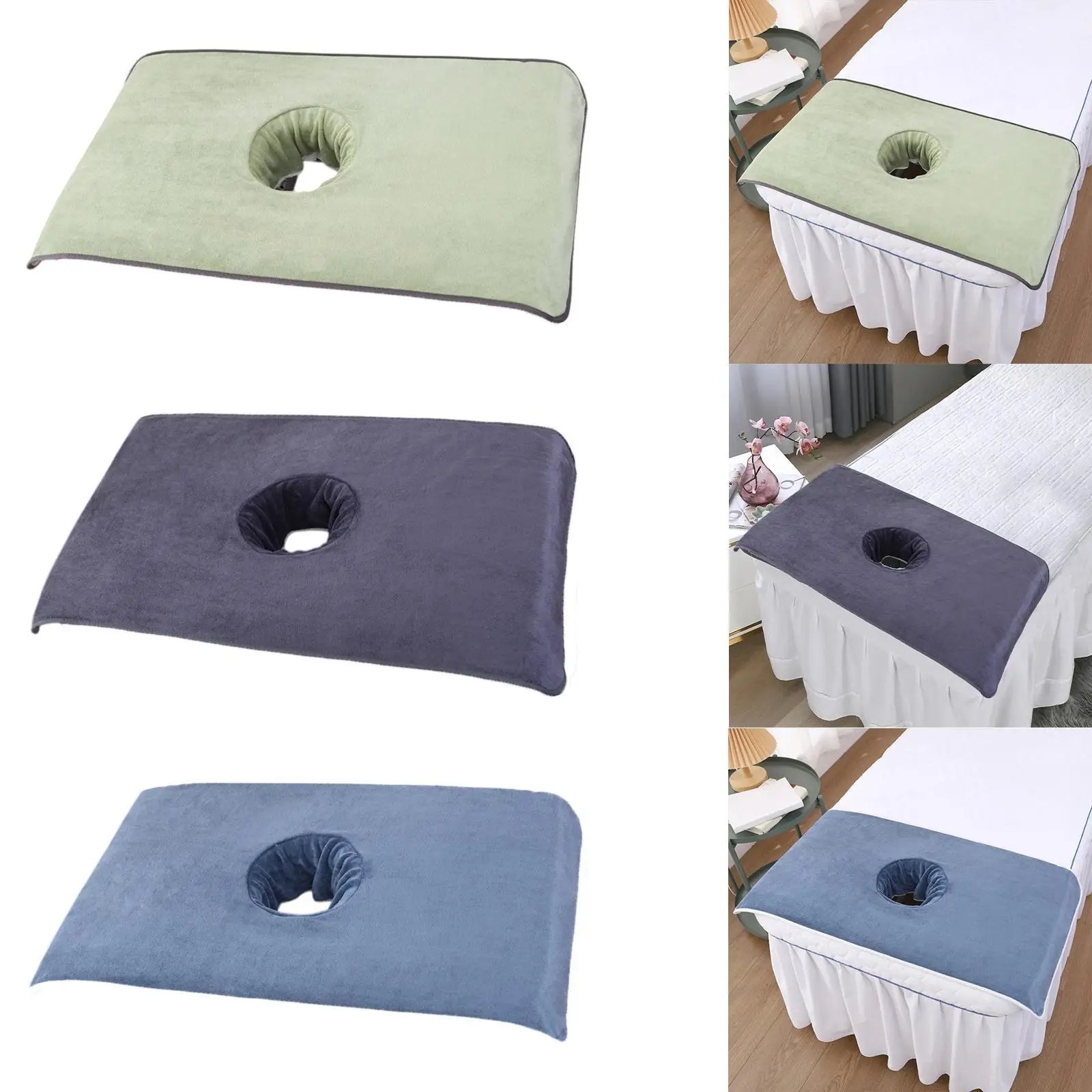 Ręcznik do masażu SPA z podkładką na zagłówek łóżka i poszewką na poduszkę do twarzy