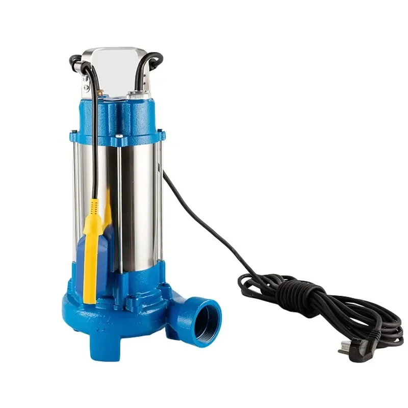 Large Flow Manual 0.25HP Sewage Pump Submersible Clean Water Pumps with Low Noise