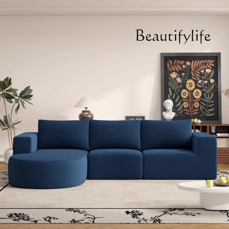 

living room compressed armchair modern compressed blue sofa bed lounge chair L shape Designer Relax luxury bedroom furniture