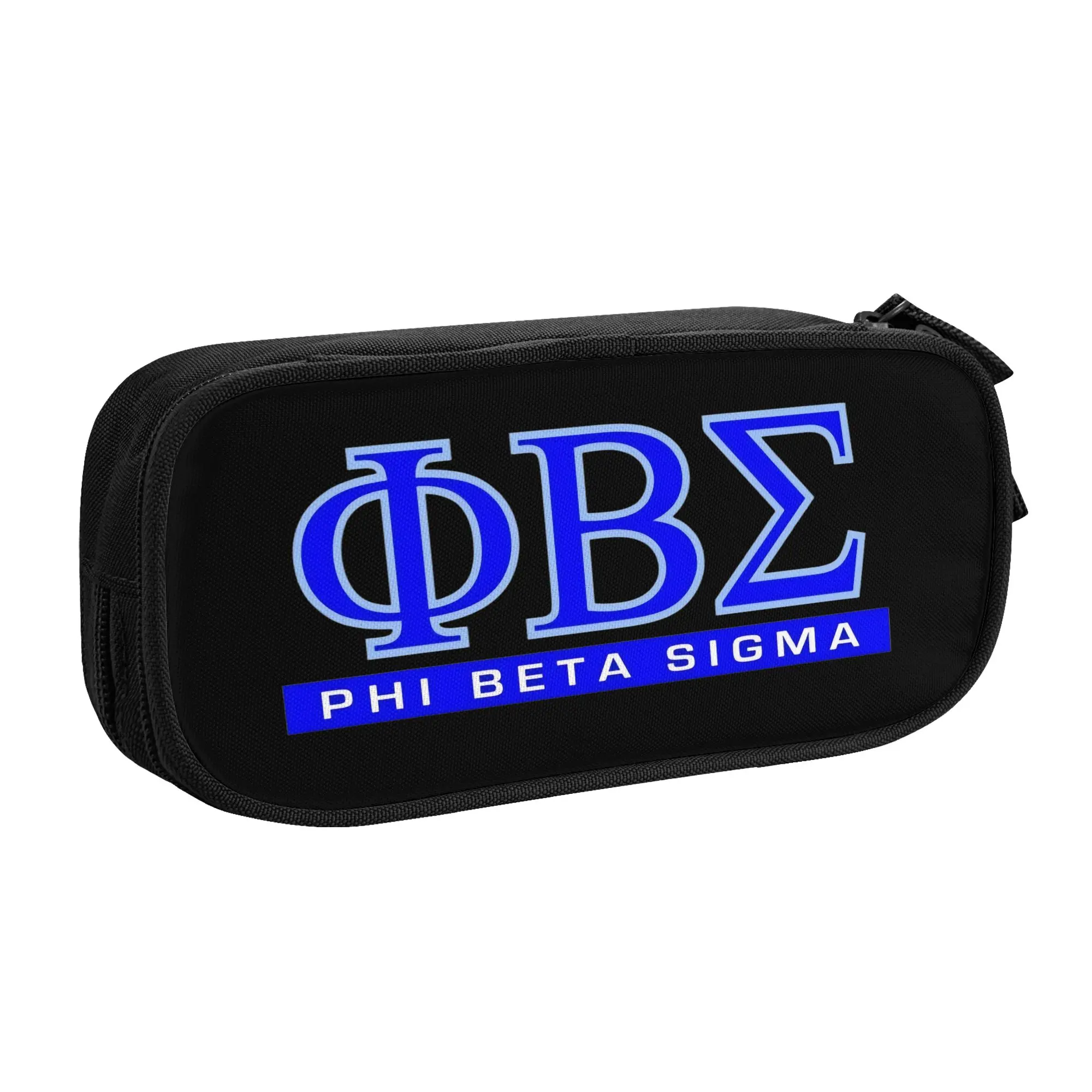 Estuche para lápices Beta Sigma Phi para niñas y niños, gran capacidad de almacenamiento, Sigma desde 1914, bolsa para bolígrafos, caja para útiles escolares