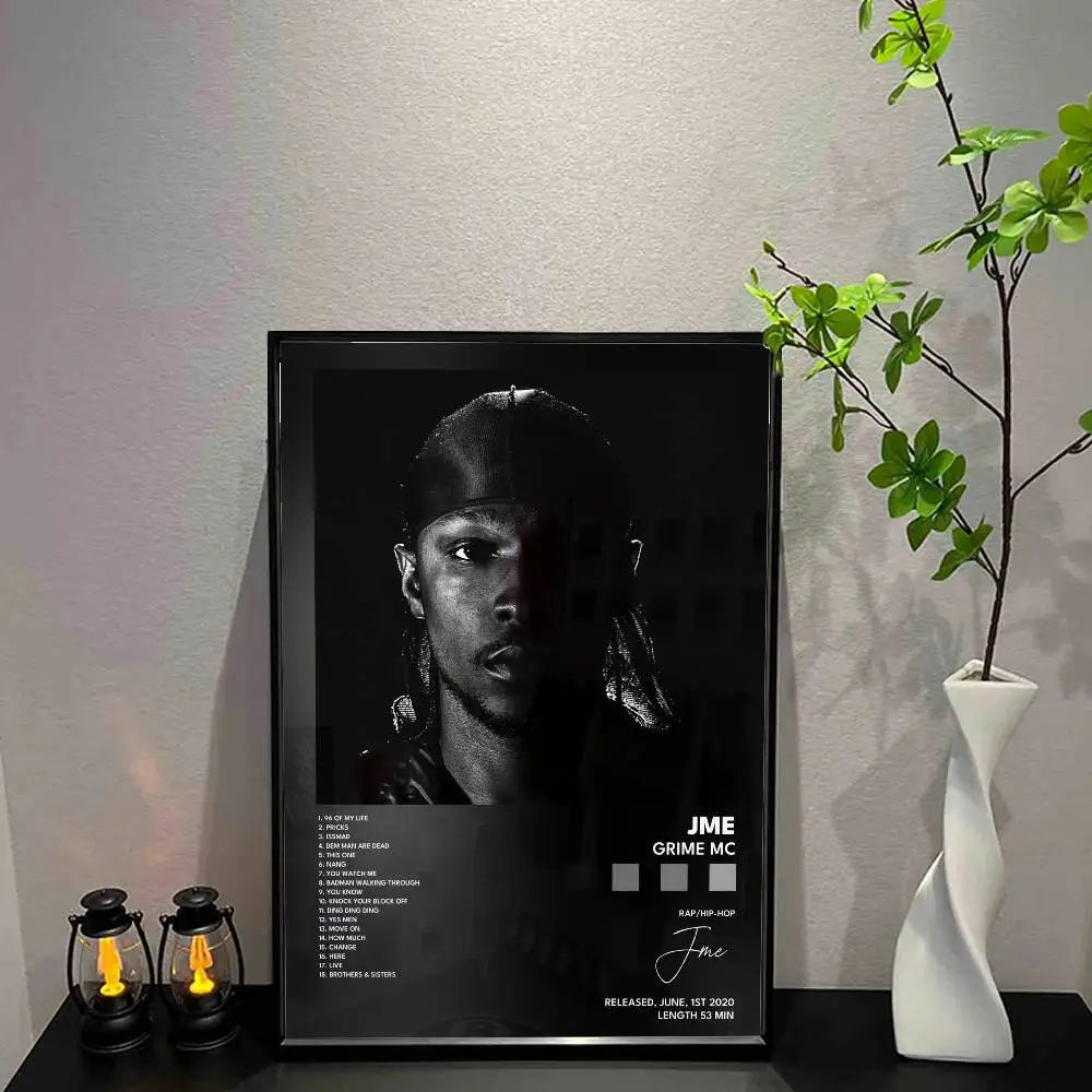 J-Jme cartaz álbum de música impressão em tela arte da parede decoração do quarto impressão da arte da parede decoração para casa 50x70 quarto