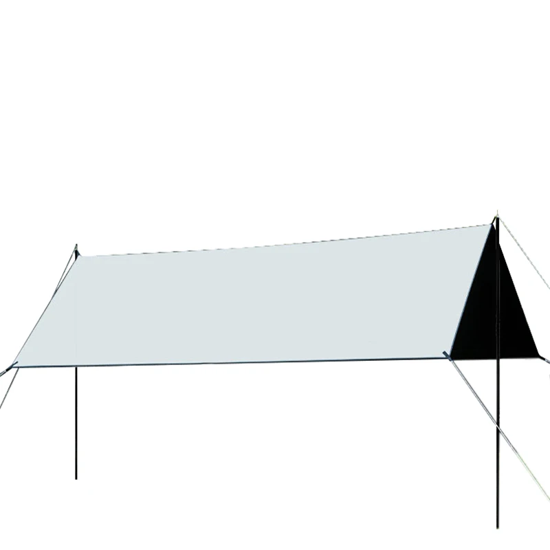 Rectangle Garden Sail Outdoor Sun Shade Netting PU Coated Finished Big Size Sunshade for Camping and Hiking