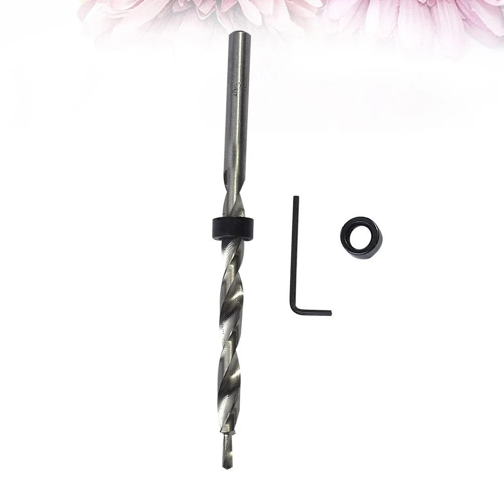 

2pcs Hex Shank Drill Bits Woodworking High Speed Steel Countersink Hole Reamer Adjustable Wood Drill Titanium Plated Golden