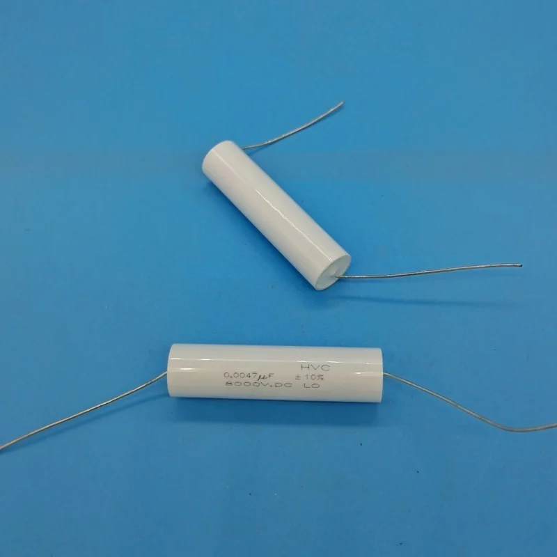 

2PCS high voltage pole-free inductive film capacitor 8000V 0.0047uf 12X50MM