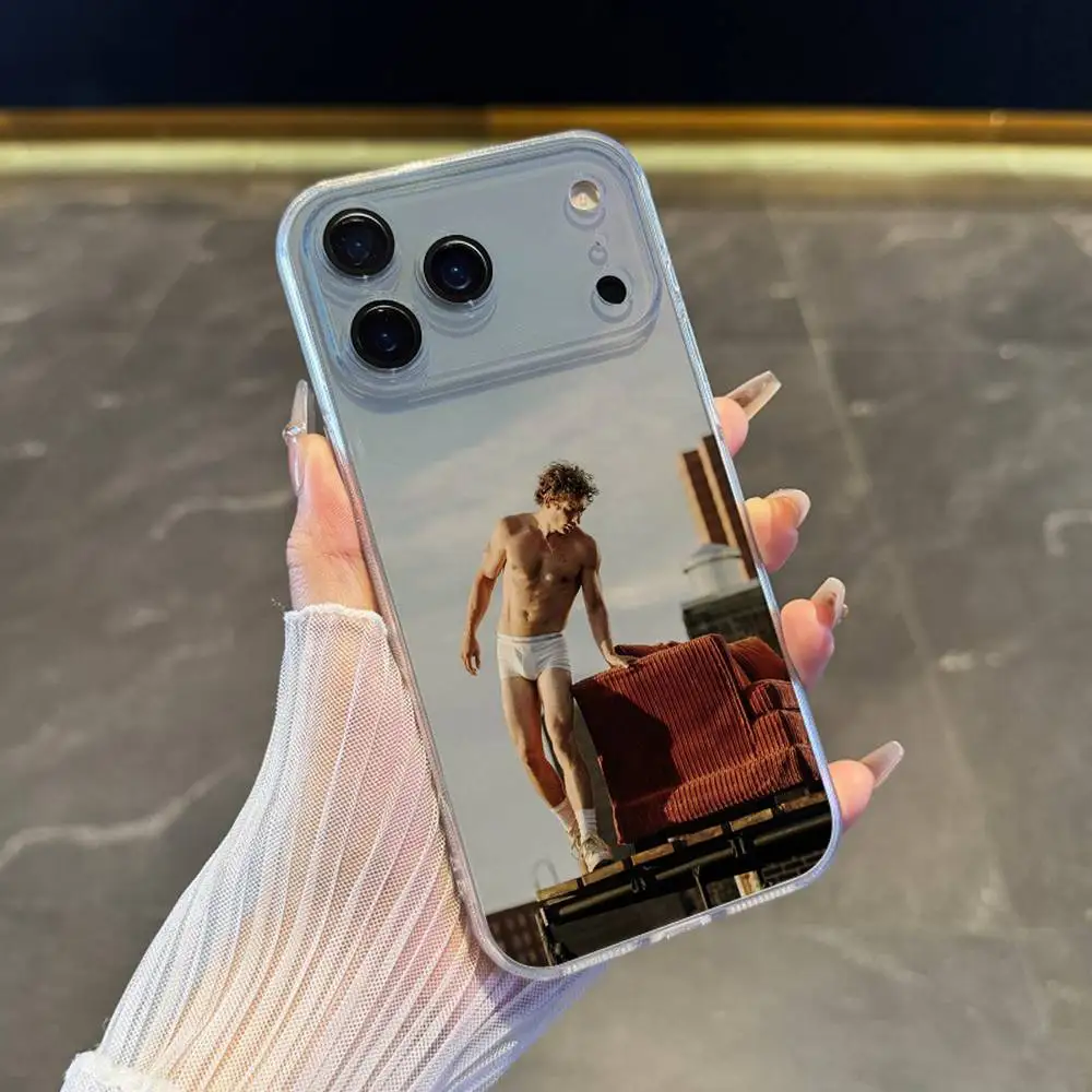 Чехол для телефона J-Jeremy Allen White actor для iPhone 17,16,15,14,13,12,11 Pro,Max,Plus,X,XS,XR,SE4,E Mini, прозрачный мягкий чехол