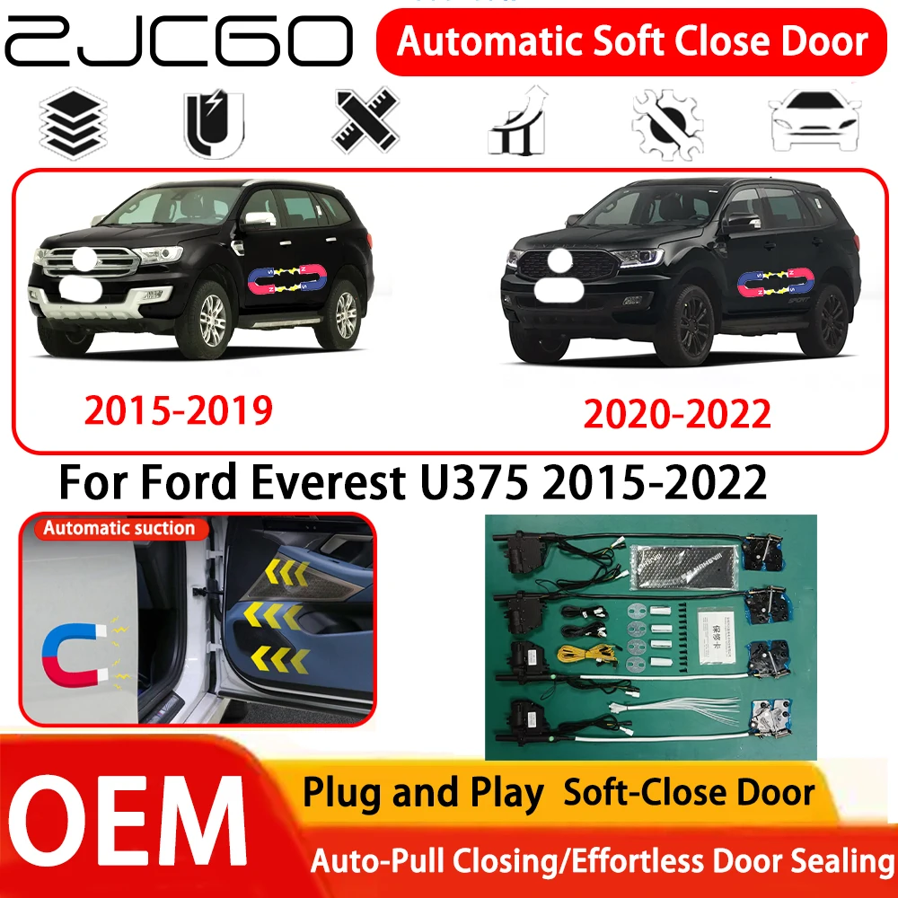 for Ford Everest U375 2015-2022 Car OEM Plug and Play Automatic Electric Soft Close Door Comfort Closing System