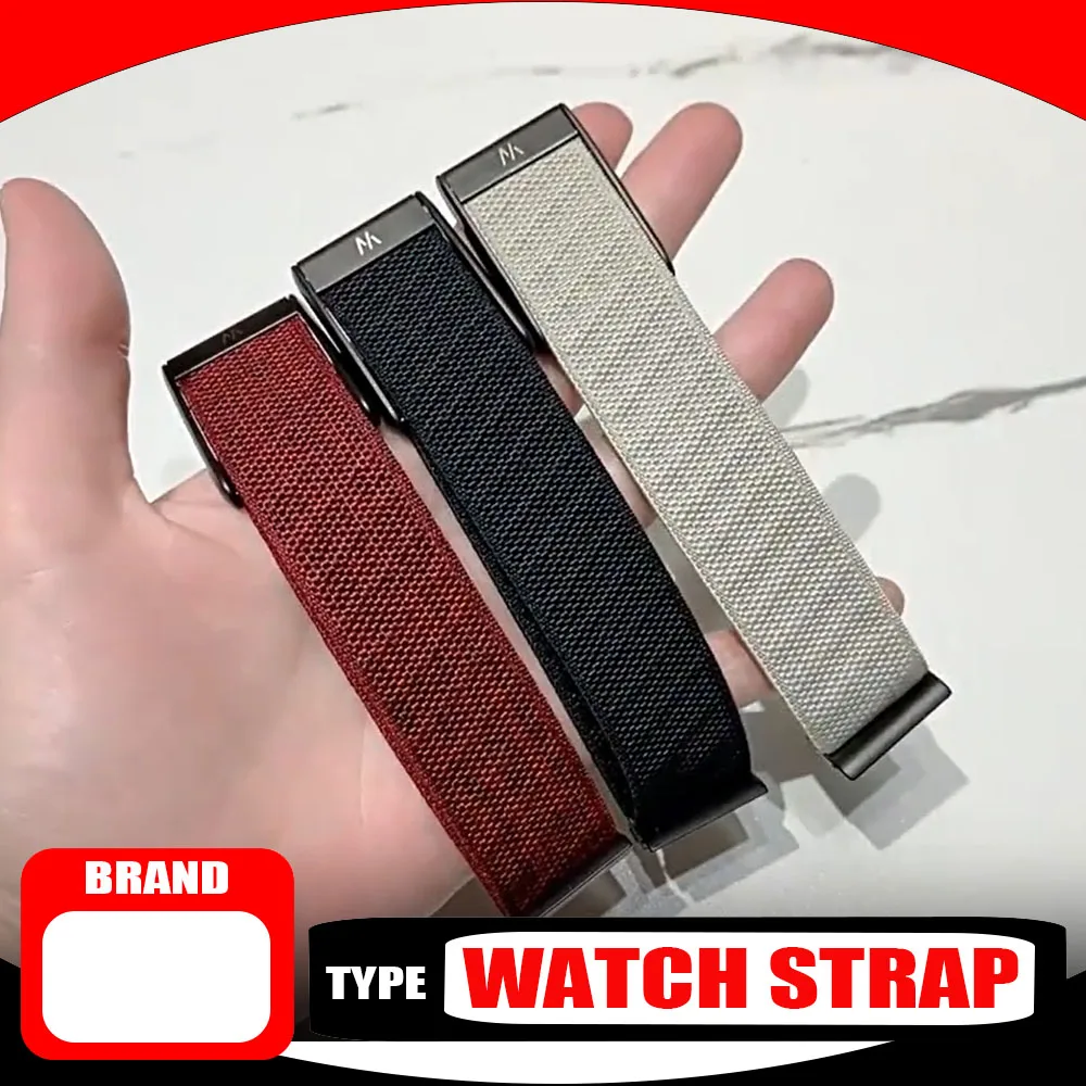 

Accessories New Suitable for Whoop 5.0 Wristband Strap, Nylon Woven Elastic Whoop 5.0MG Sports Replacement Strap, W Logo Metal