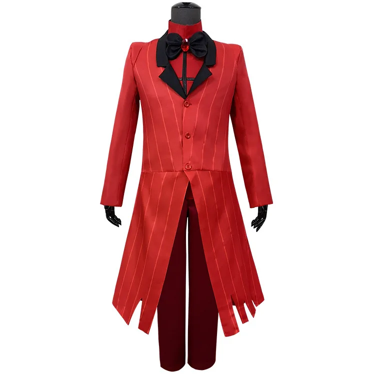 Anime Hazbin Cosplay Costume pour hommes et femmes, uniforme de vêtements, Charlotte Hotel, MorFight Star, Alastor Radio Demon, fête d'Halloween