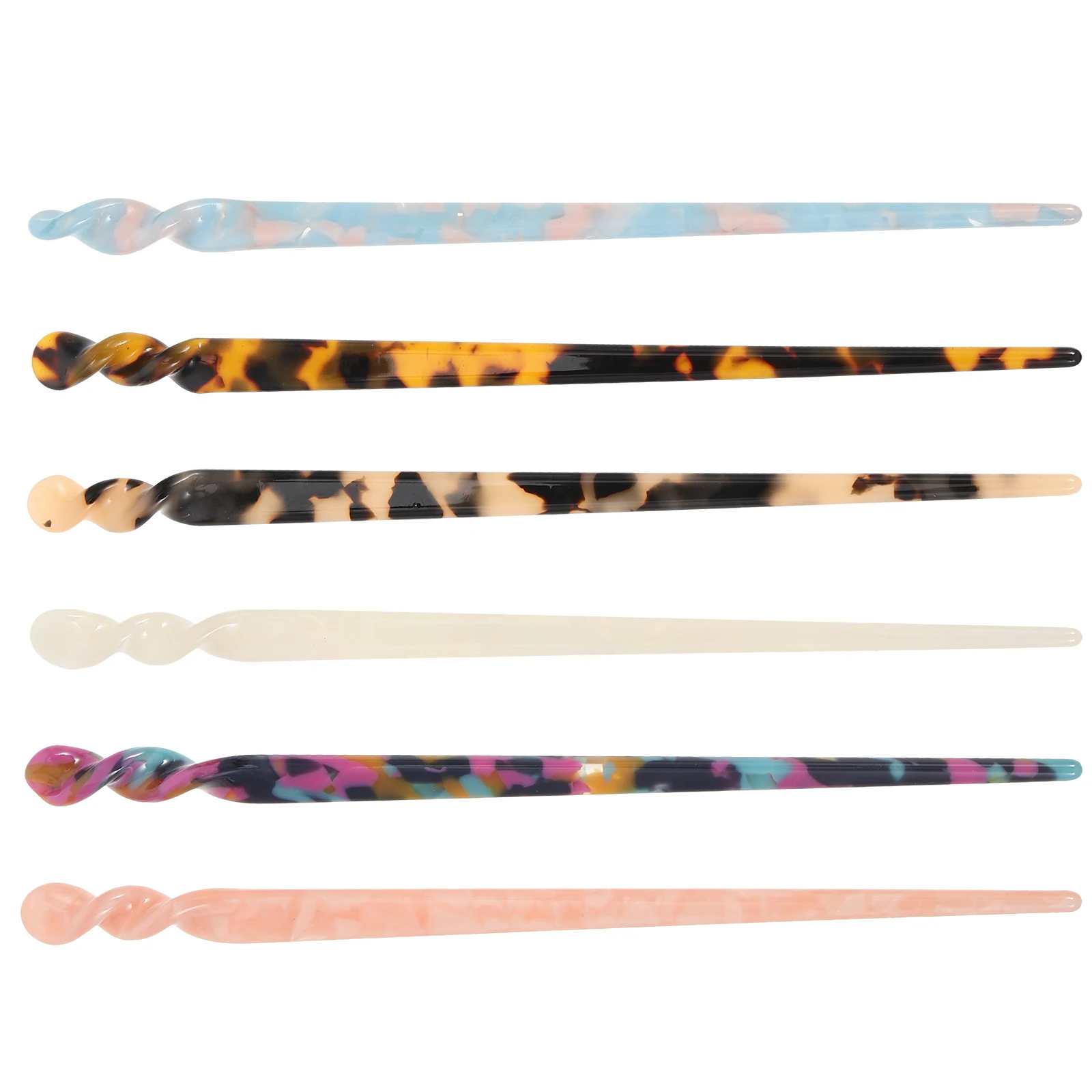 

Acetate Hair Sticks Vintage Women Hairpin Retro Barrettes Durable Lightweight Hanfu Accessories Hairstyle Decorations