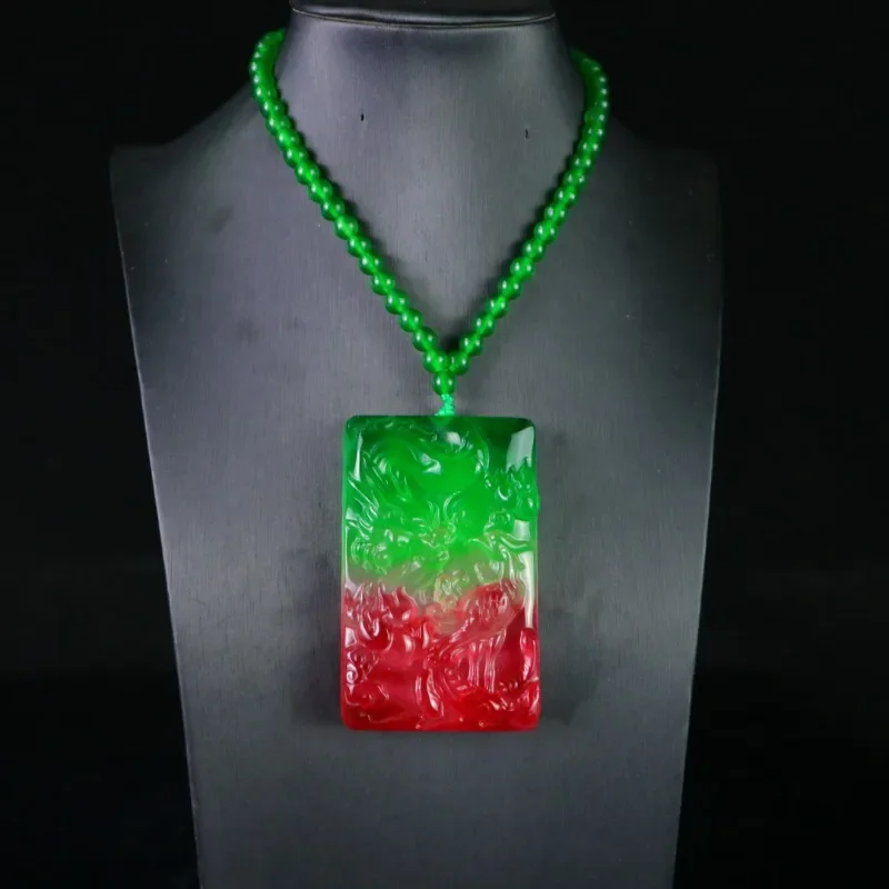 

Ювелирные изделия с подвеской из высокого ледяного темперамента, унисекс