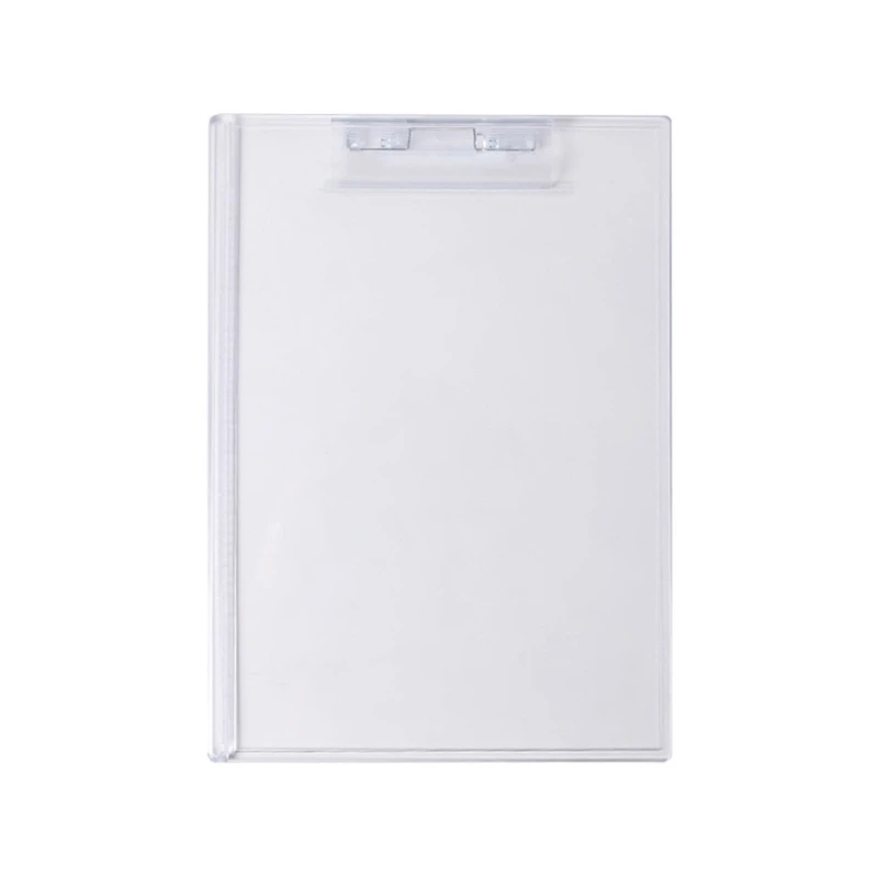 Acrylic Clipboard, Clipboard Paper Holder Writing Board with Low Clip and Ruler Scale for Document
