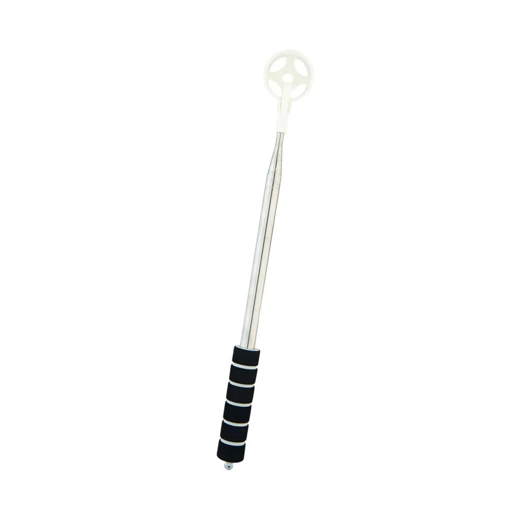 Extendable Telescopic Golf Ball Retriever Adjustable Two-Sided Stainless Ball Grabber Square Holes Anti-drop Rope