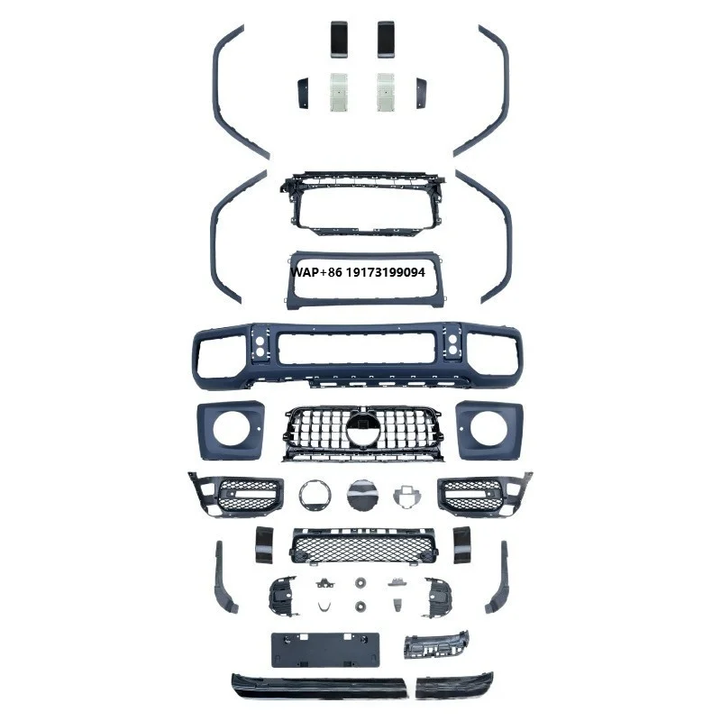 

Suitable for 19-23 G-Class G350 G500 W464 Retrofit Upgrade G63 Front Bumper Grille Wheel Arch Body Surround Kit
