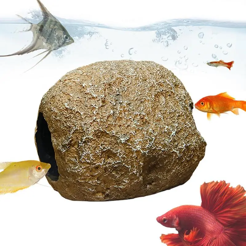 

Magnetic Aquarium Cave Fish Tank Decoration Hiding House Detachable Fish Tank Decorative Shrimp Residence For Fish Accessories