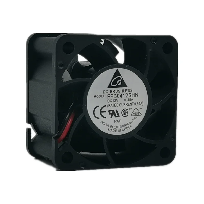 Novo delta ffb0412shn 4028 12v 0.45a pwm controle de temperatura servidor ventilador de refrigeração violento