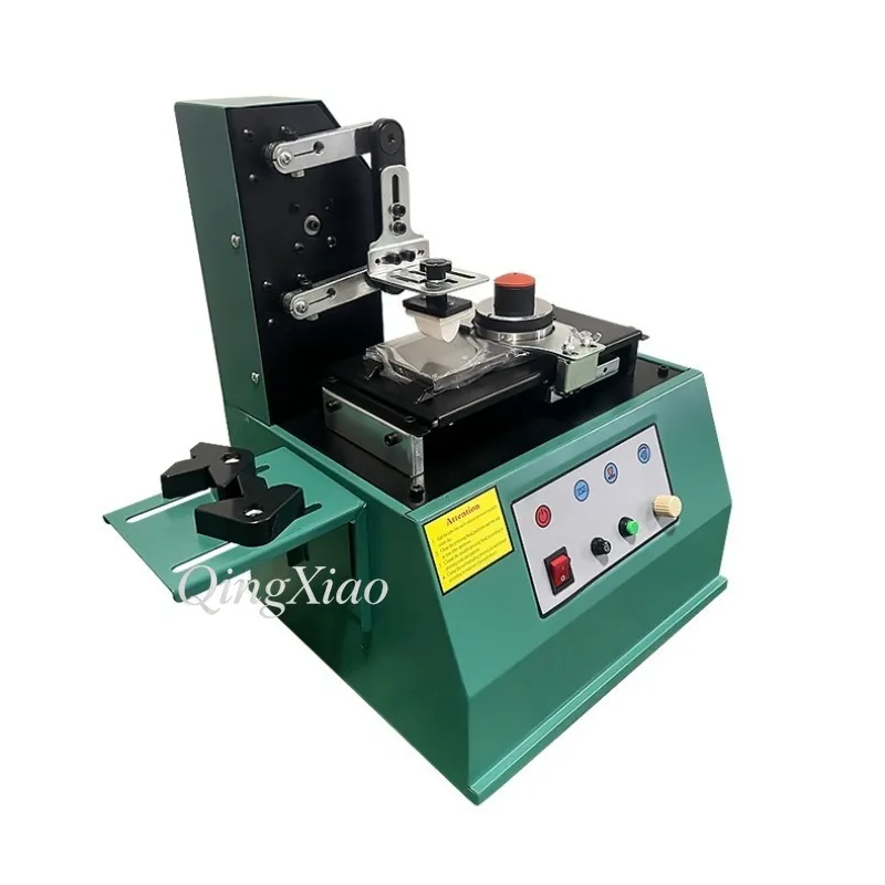 Ink Cup Type Electric Date Coder for LOGO Printing on Glass Metal and Plastic Round Bottle Printing Machine