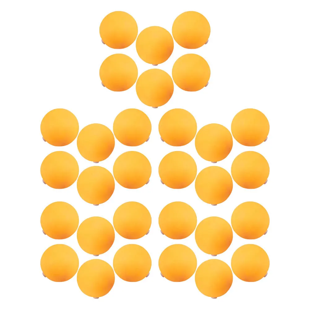 30 قطعة كرات تدريب تنس الطاولة سيليكون التوصيل مثقب ثقوب بونغ كرات للممارسة المهنية ترتد مستقر