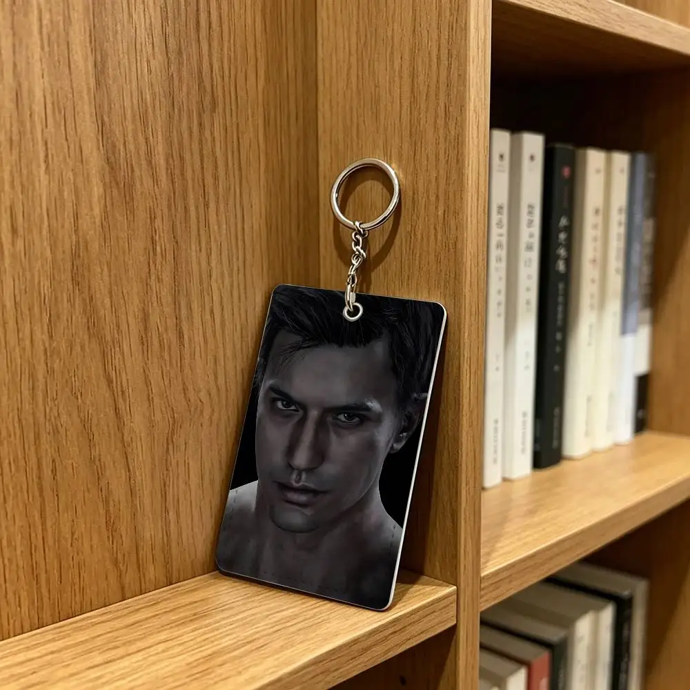 Horror E-Ethan W-Winters Card Holder Keychain Badge Holder Card Pass Hang Rope Lariat Lanyard for Key Rings Accessories Gift view 3