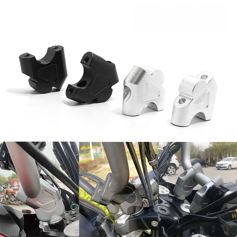 

Motorcycle Universal Modified CNC Aluminum Alloy 32MM Handlebar Clamp Raiser Fixed Holder Handle Bar Riser