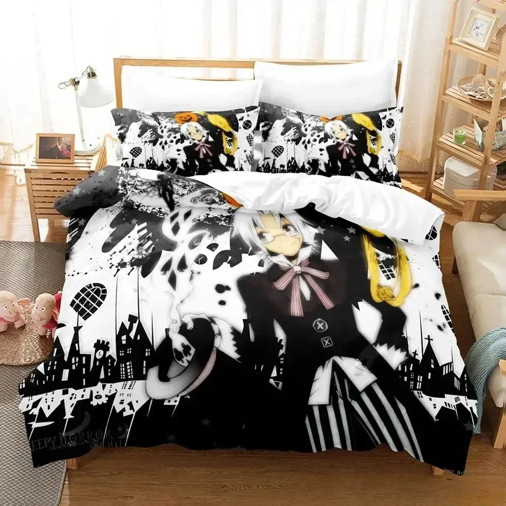 

New D.Gray-man Bedding Set Single Twin Full Queen King Size Bed Set Adult Kid Bedroom Duvet cover Sets Anime parure de lit Bed