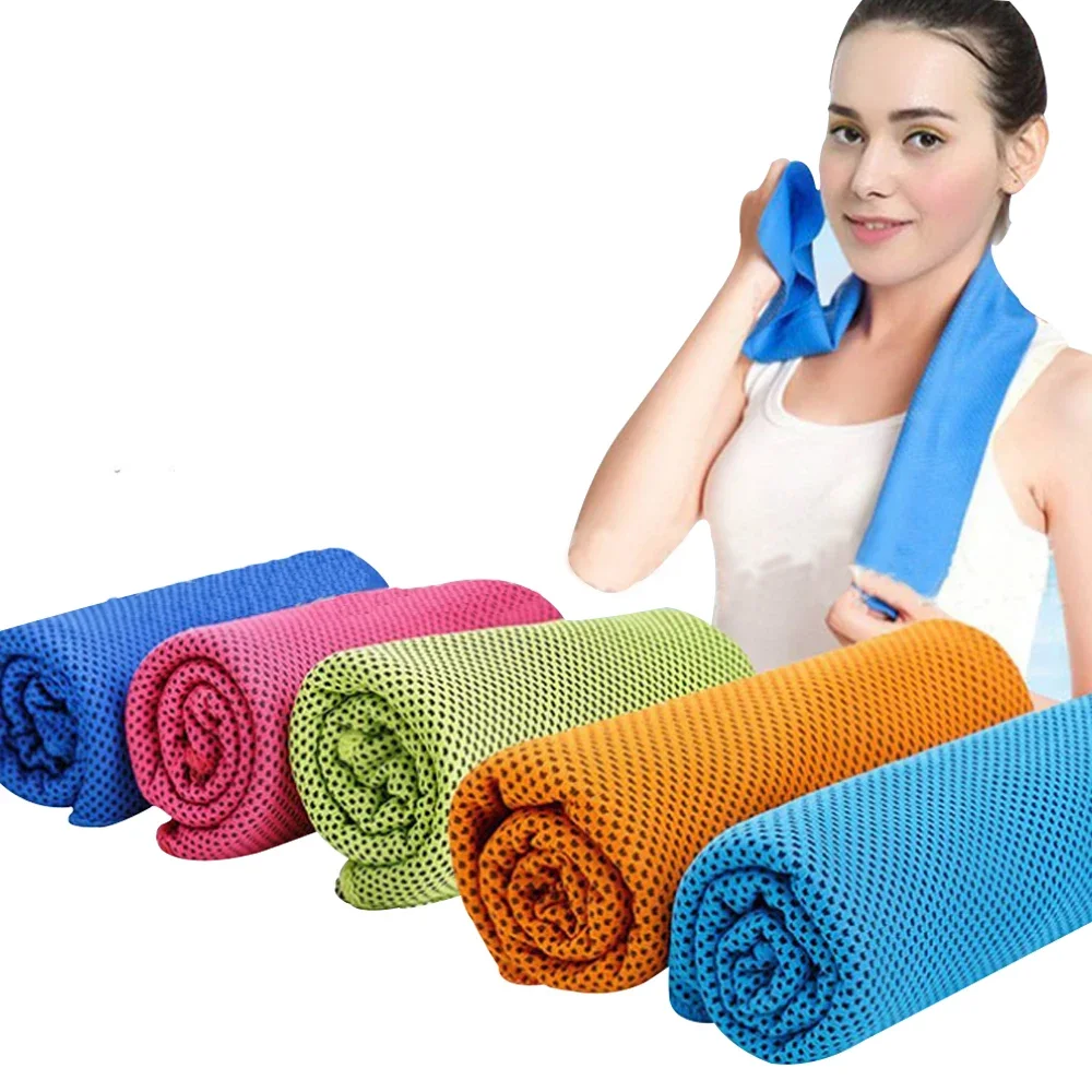 Quick-Dry Microfiber Towel for Summer Outdoor Activities - Beach, Running, Yoga, Gym, Camping - Cooling Scarf