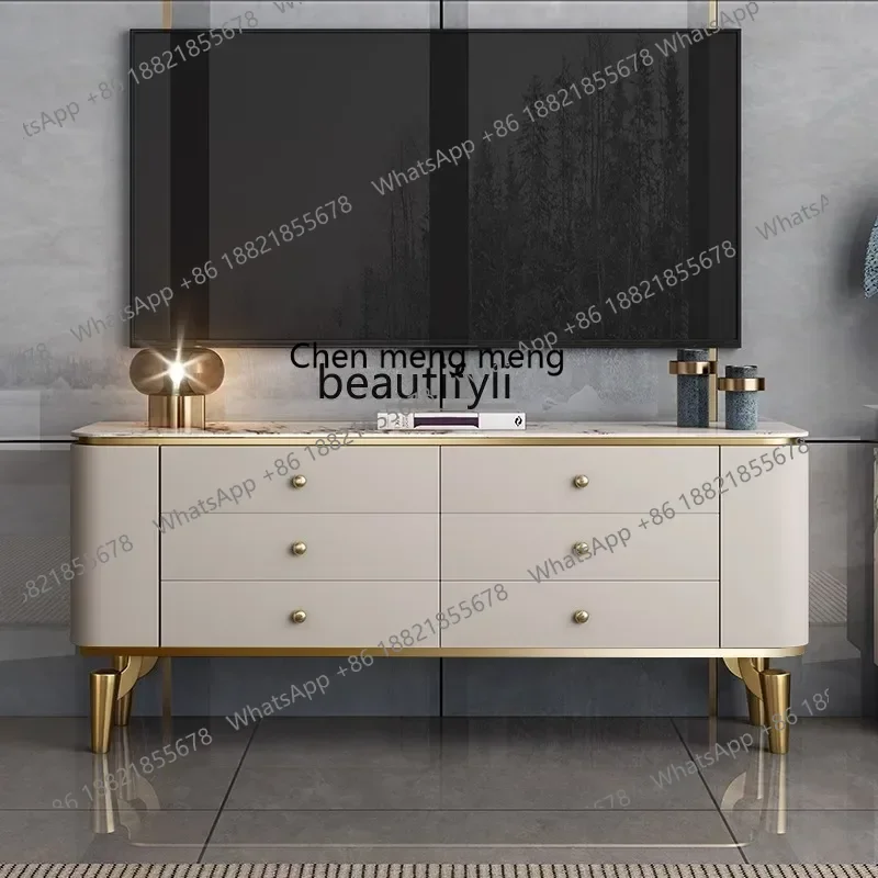 CC182Italian light luxury porch cabinet integrated partition home locker Nordic large-capacity side cabinet R