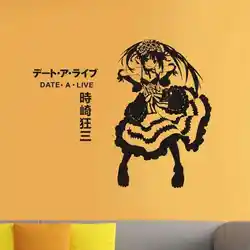 DATE A LIVE Sticker Anime Cartoon Yatogami Tohka Tokisaki Kurumi Himekawa Yoshino Kotori Itsuka Car Decal Sticker Vinyl