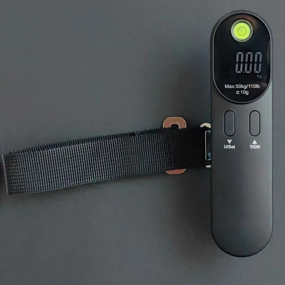 Bilancia elettronica portatile per bagagli Kg/Oz/Ib Bult nel misuratore di livello Mini bilancia per valigia Doppio colore Alta precisione