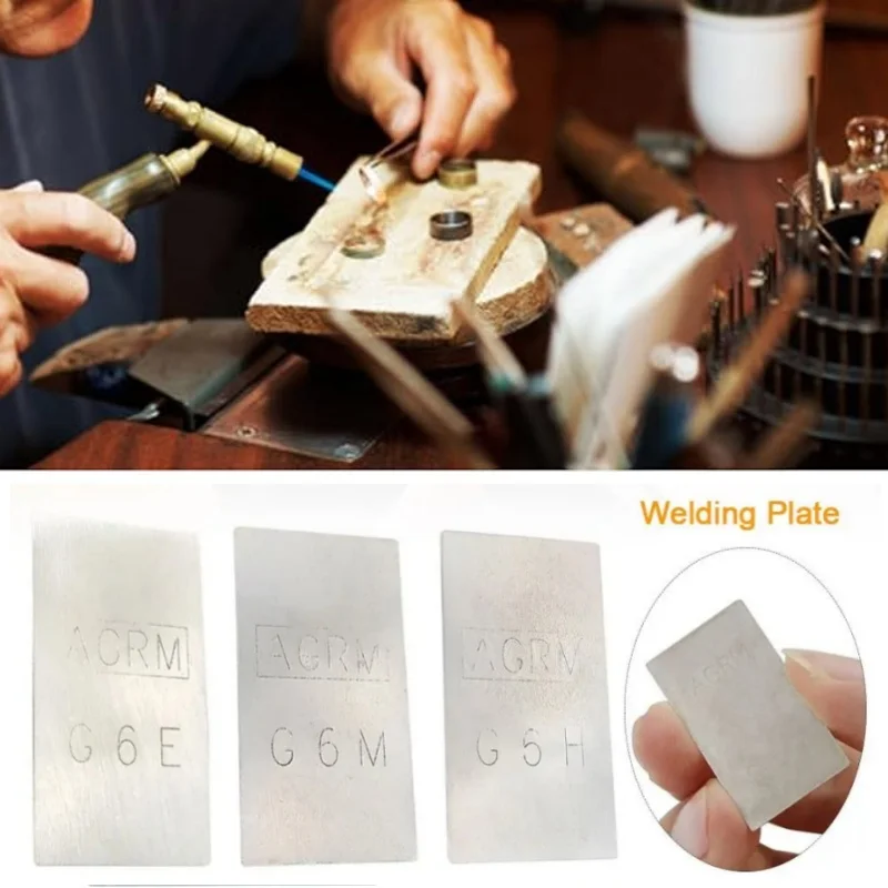 

Wholesale Silver Welding Plate - For 900/925/990 Silver MediumLowTempSolderFluxPracticalDurableSolderingSheetJewelryMaking Tools