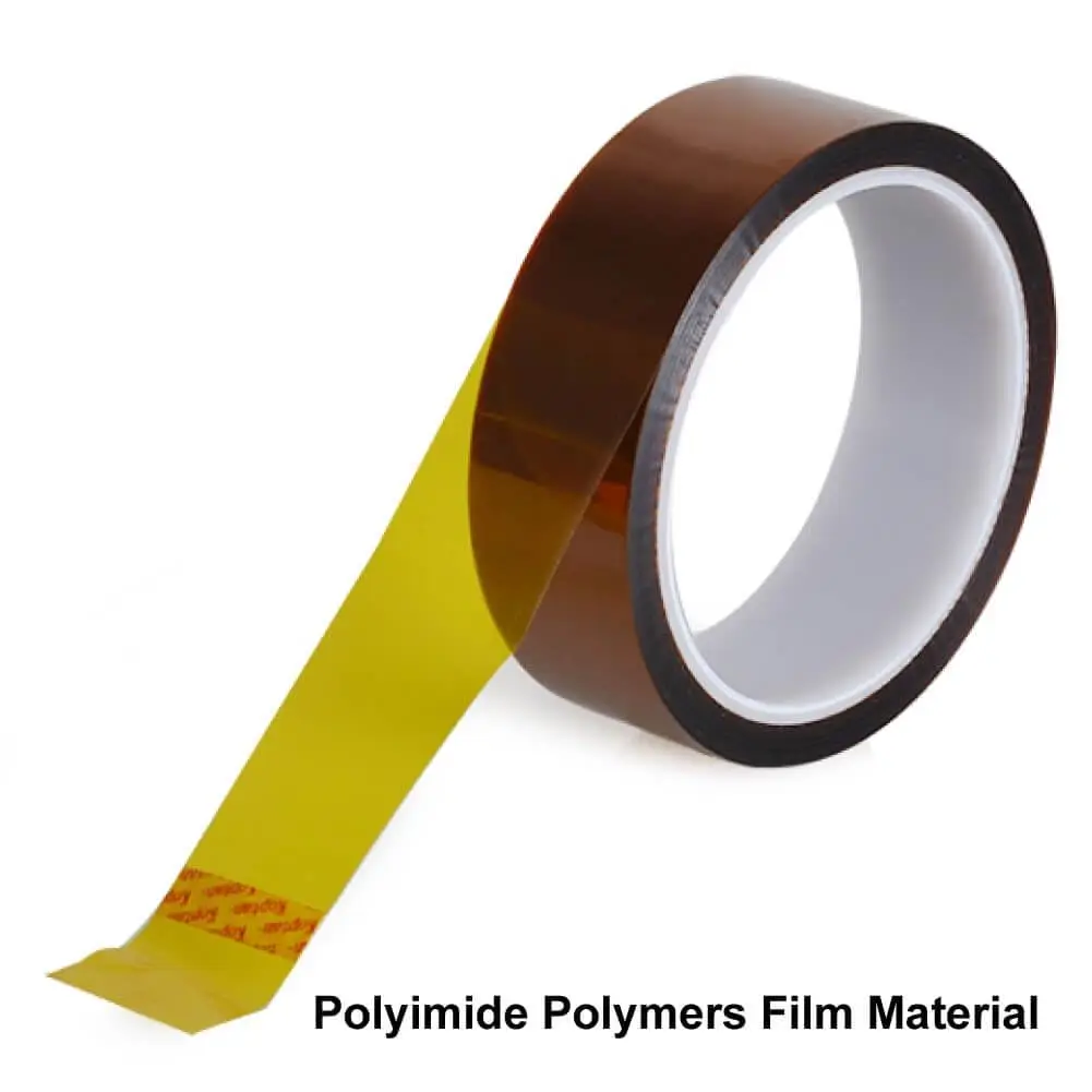 33M/Roll 50 Micron Amber Polyimide Gold Finger Tape, High Temperature Silicone Adhesive Residue-Free Kapton Masking Tape for PCB