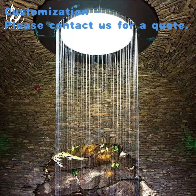 

Custom.Crown Outdoor Круглая цифровая занавеска Волшебный водопад подходит для крупномасштабных мероприятий в помещении и на открытом воздухе