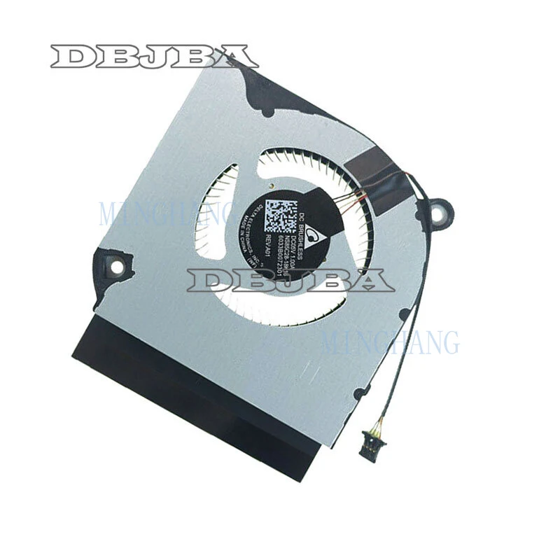 mノートパソコンcpu冷却ファン-dc05v-100a-ns85c28-18k16-6033b0072301-4ピン-メタルリーフ