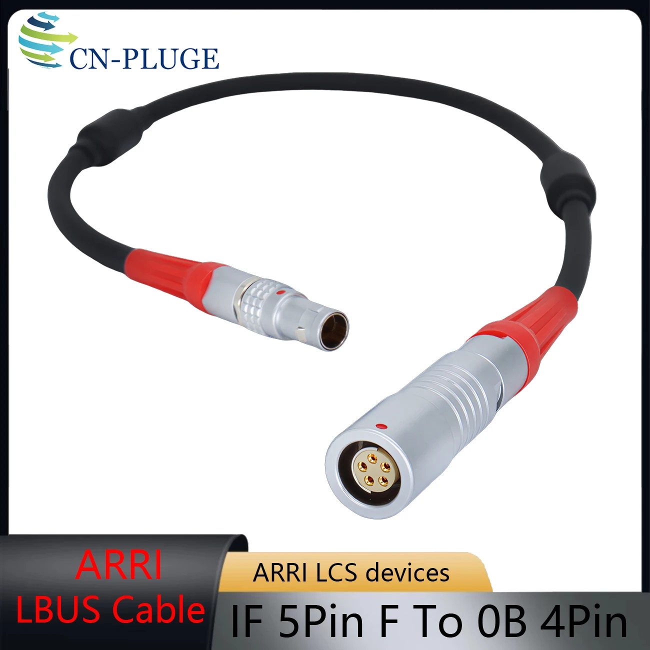 ARRI ALEXA Camera LBUS 4Pin To LCS 5Pin Male and Female Conversion Cable, For WCU‑4, UMC-4 and AMC-1