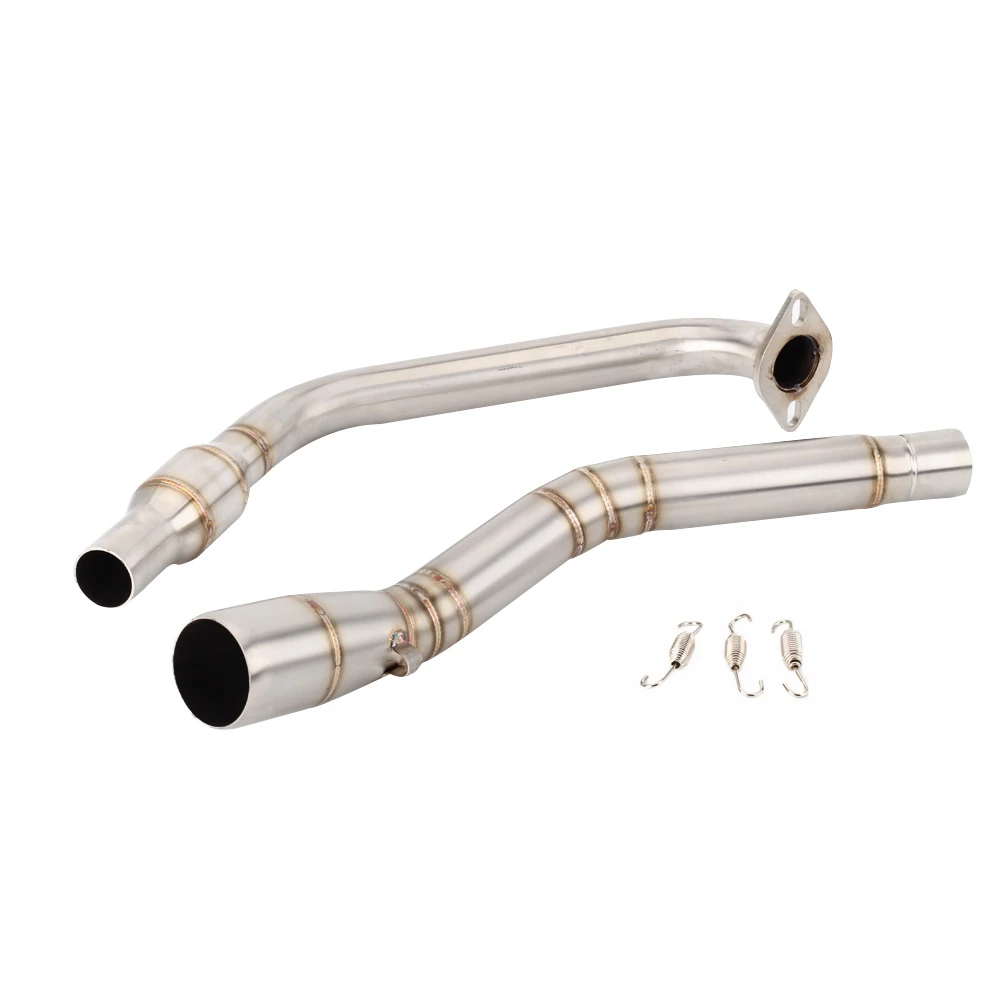 

For Yamaha YZF R125 2019 2020 YZF R15 V3 2017 to 2020 YZFR125 YZFR15 V3 Escape Motorcycle Exhaust Mid Link Pipe Slip-on